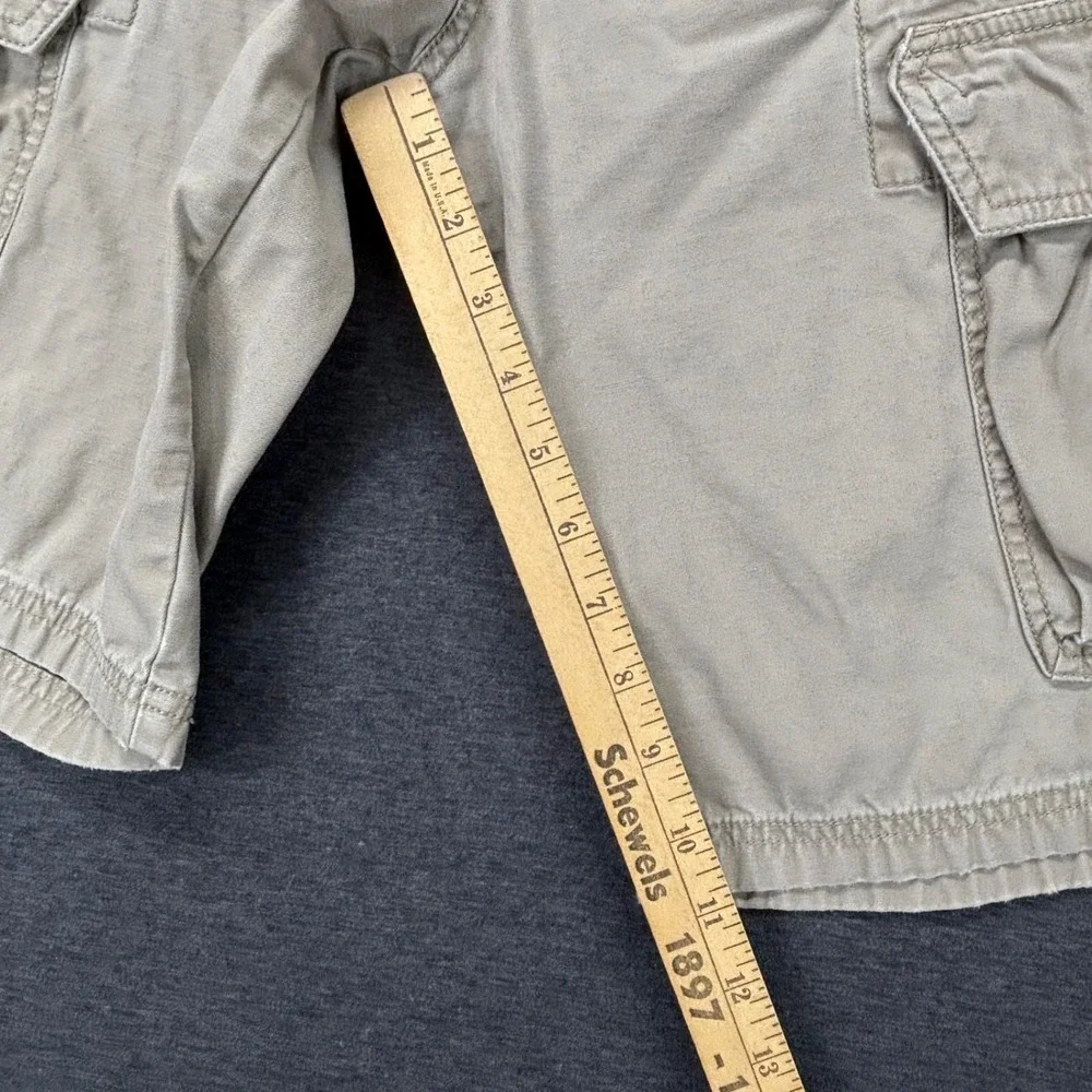 The North Face Shorts Mens 34 Khaki Cargo Cotton Multiple Pocket Utility Outdoor